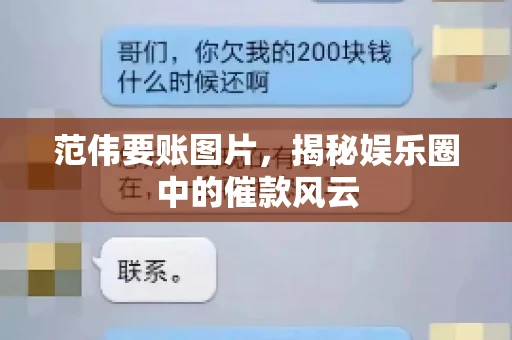 范伟要账图片，揭秘娱乐圈中的催款风云