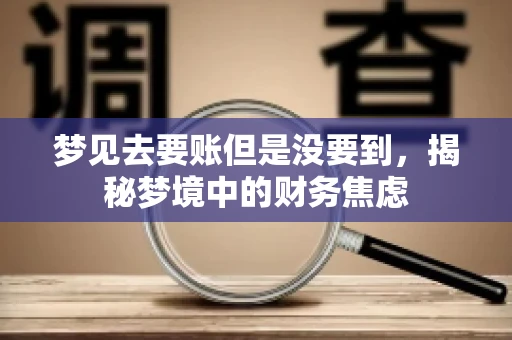 梦见去要账但是没要到，揭秘梦境中的财务焦虑