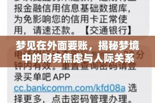 梦见在外面要账，揭秘梦境中的财务焦虑与人际关系