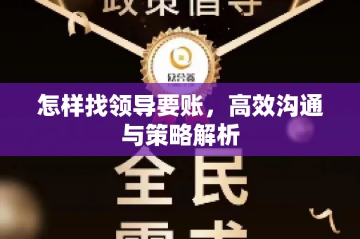 怎样找领导要账，高效沟通与策略解析