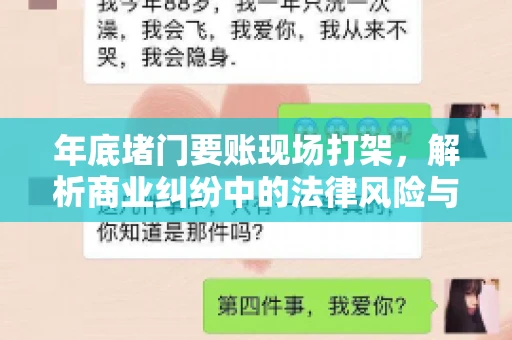 年底堵门要账现场打架，解析商业纠纷中的法律风险与应对策略