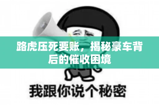 路虎压死要账，揭秘豪车背后的催收困境