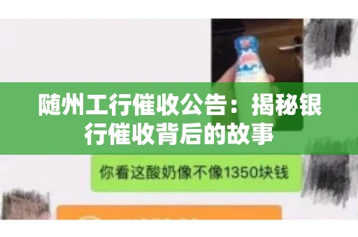 随州工行催收公告：揭秘银行催收背后的故事